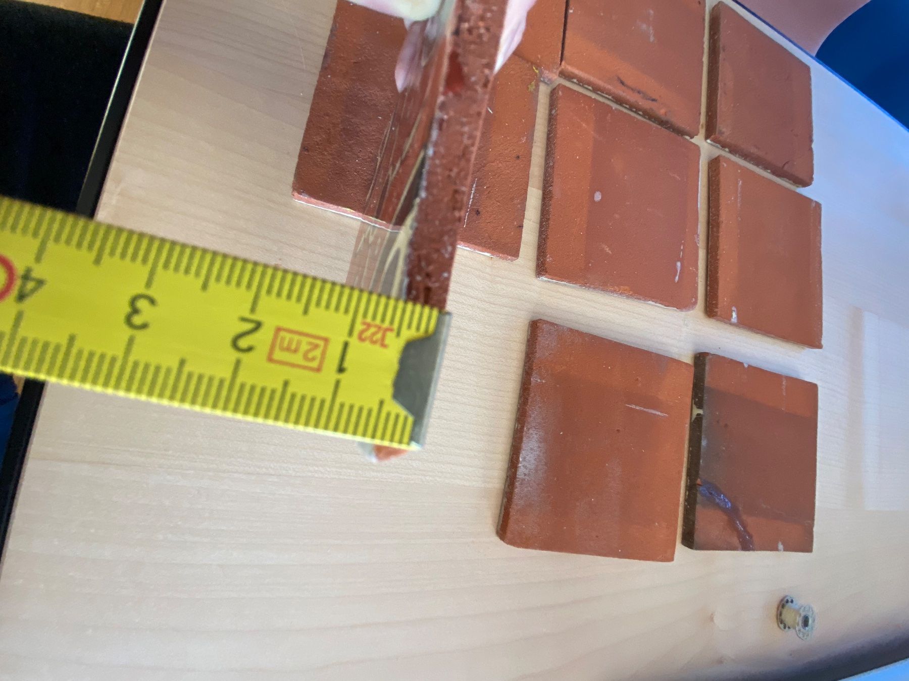 Altri materiali per l'edilizia: Mexikanische Ton Kacheln 9Stk. – Usato da Stäfa venduto da Clandestino04 2