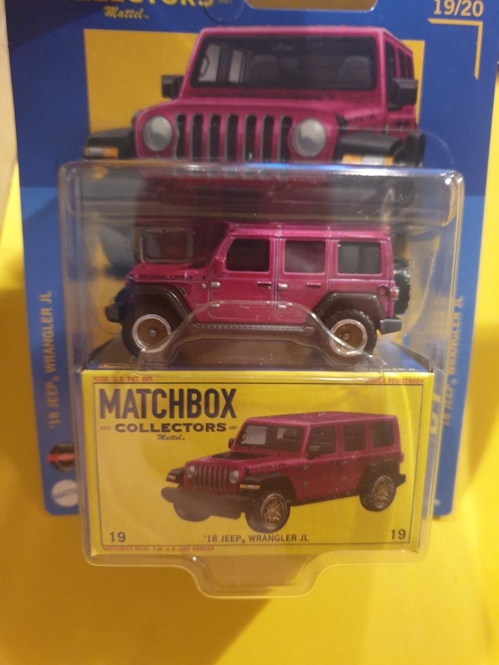 Matchbox Modellautos: Matchbox '18 JEEP WRANGLER JL – Neu und originalverpackt aus Oftringen von Rotor 3