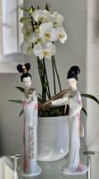 2 elegante Porzellanfiguren chinesische Damen