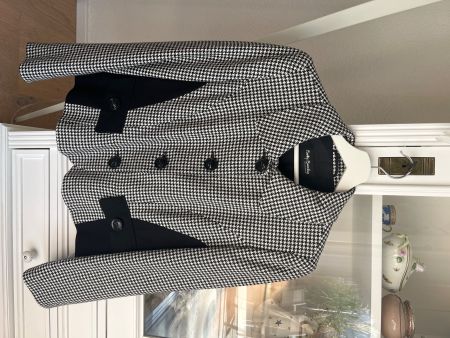 Betty Barclay Blazer schwarz weiss Hahnentrittmuster