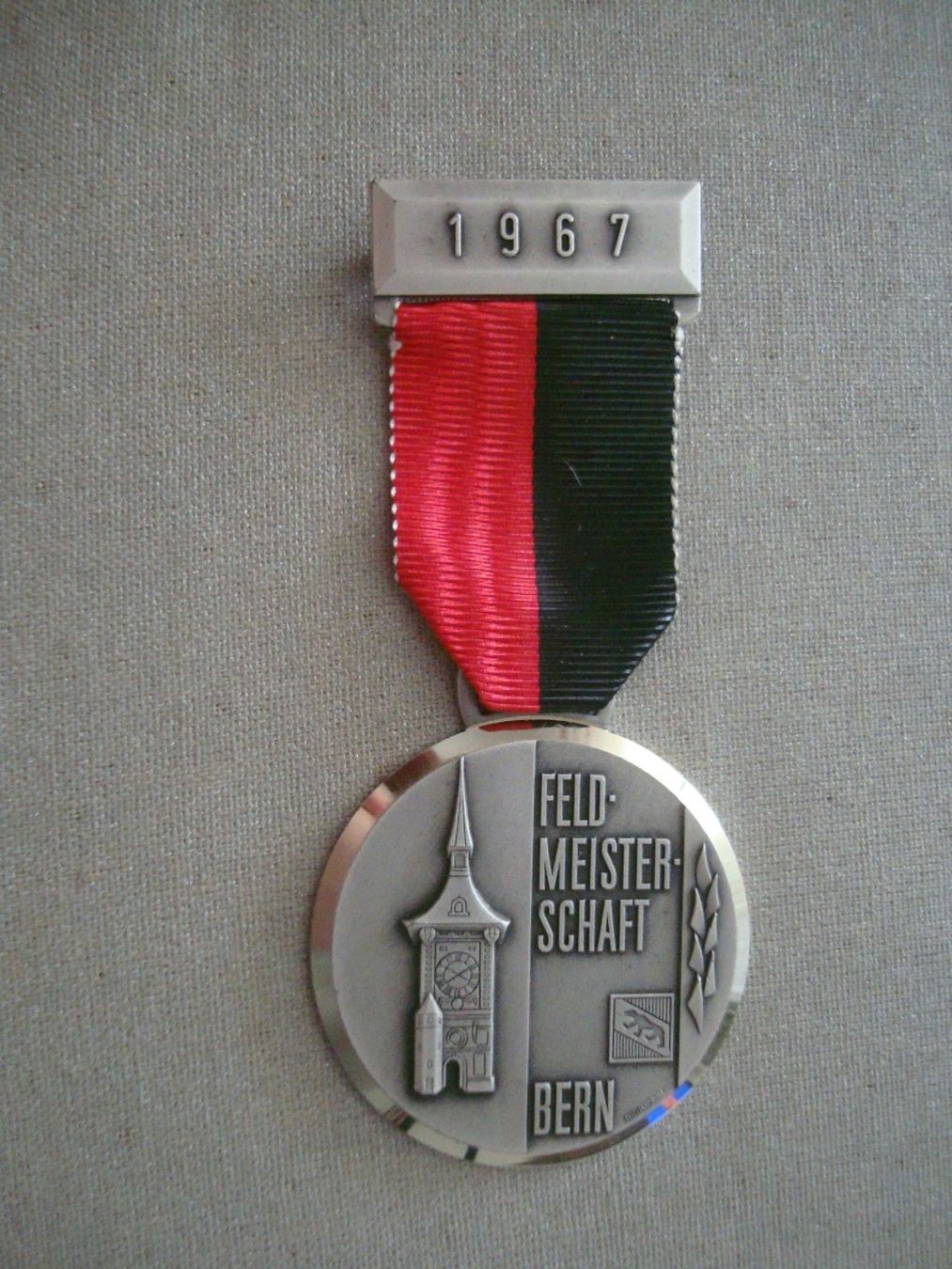 Medaillen: Abzeichen - Feldmeisterschaft Bern - 1967 – Gebraucht aus Neuenegg von flohcante
