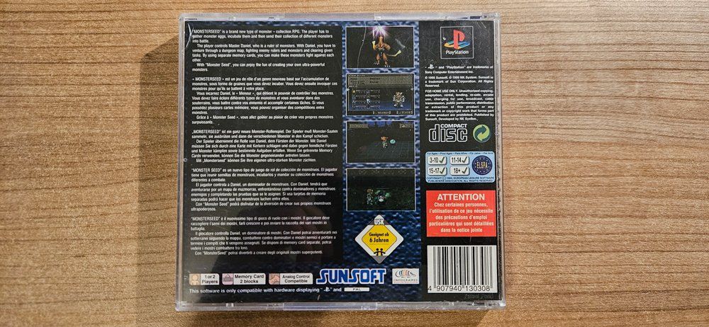 Sony Spiele: Monsterseed – Gebraucht aus Winterthur von Men_in_black 1