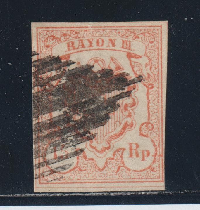 Alle Briefmarken: Rayon 18 Typ 1 gestempelt / Befund – Gebraucht aus Siebnen von Fstaehli
