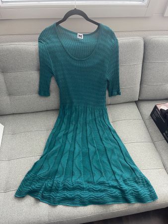 Missoni Strickkleid Petrol Grösse 40 (IT 48) - ungetragen