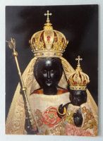 Einsiedeln, Die schwarze Madonna in antikem Prunkgewand