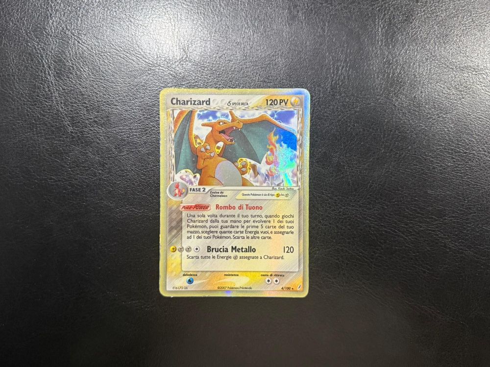Pokémon Charizard δ Delta Species HOLO #4/100 – Italian (Usato) a ...