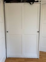 IKEA HAUGA Kleiderschrank mit Schiebetüren  118x55x199 cm