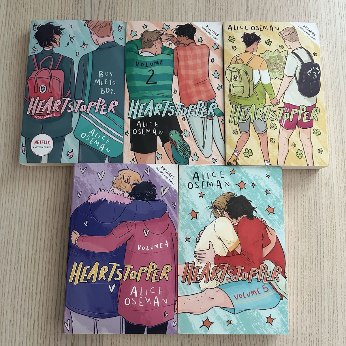 Bücher: Heartstopper 1-5 – Gebraucht aus Thalwil von baz_vbc9 1