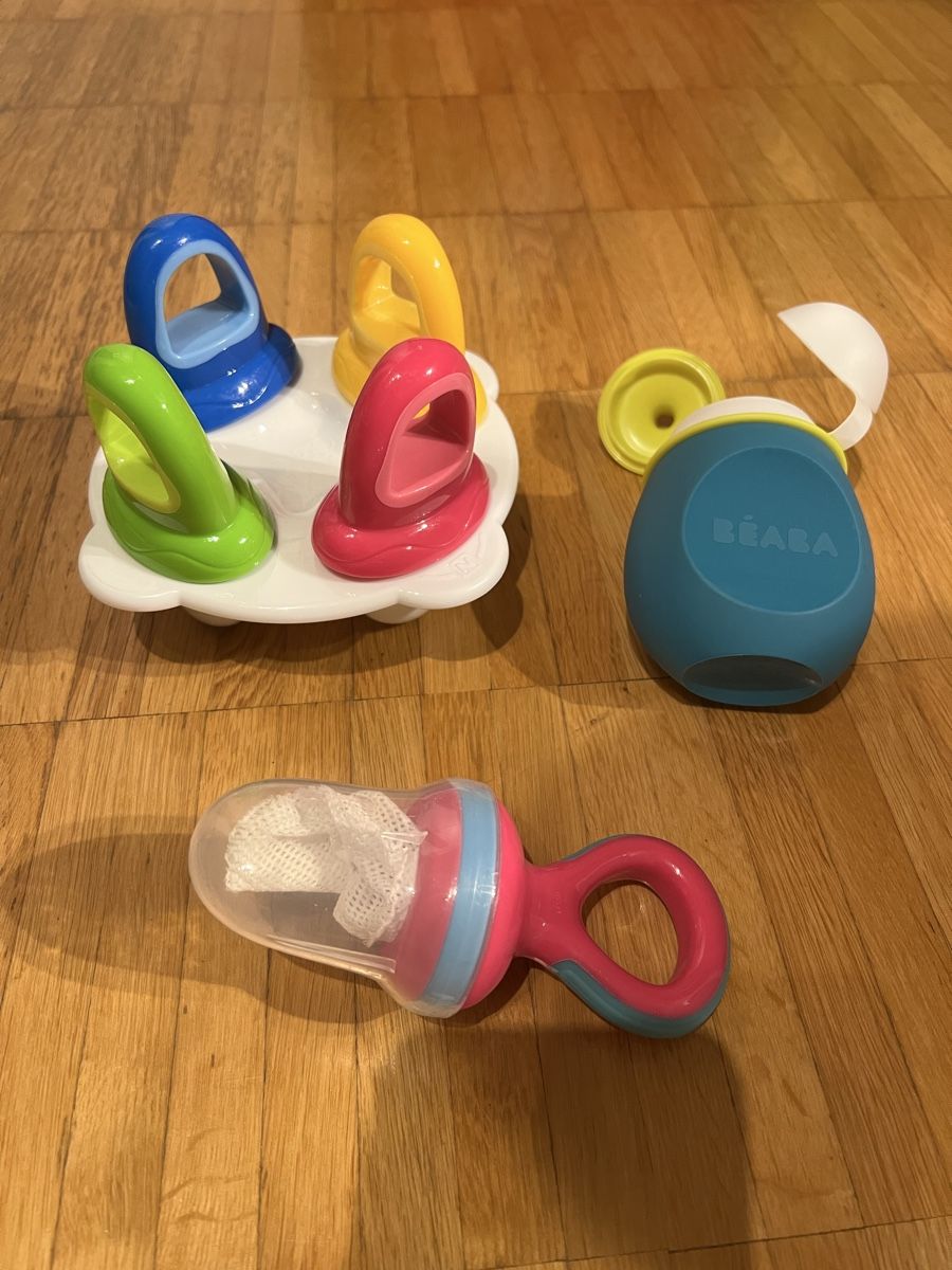 Mam Pasti del neonato: Beaba & MAM feeding bottles, ice cream set – Usato da Watt venduto da rmt07 1