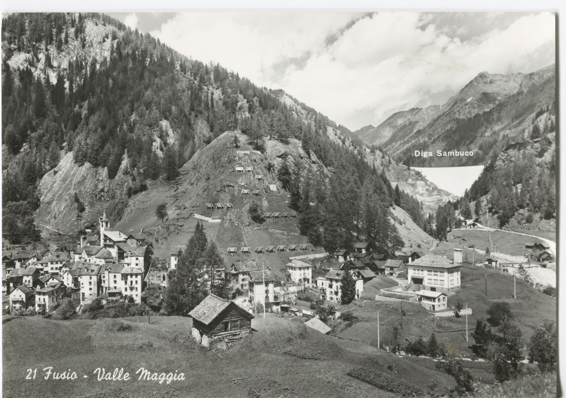 Ansichtskarten: Fusio Panorama 1963 – Gebraucht aus coglio von Tascia1