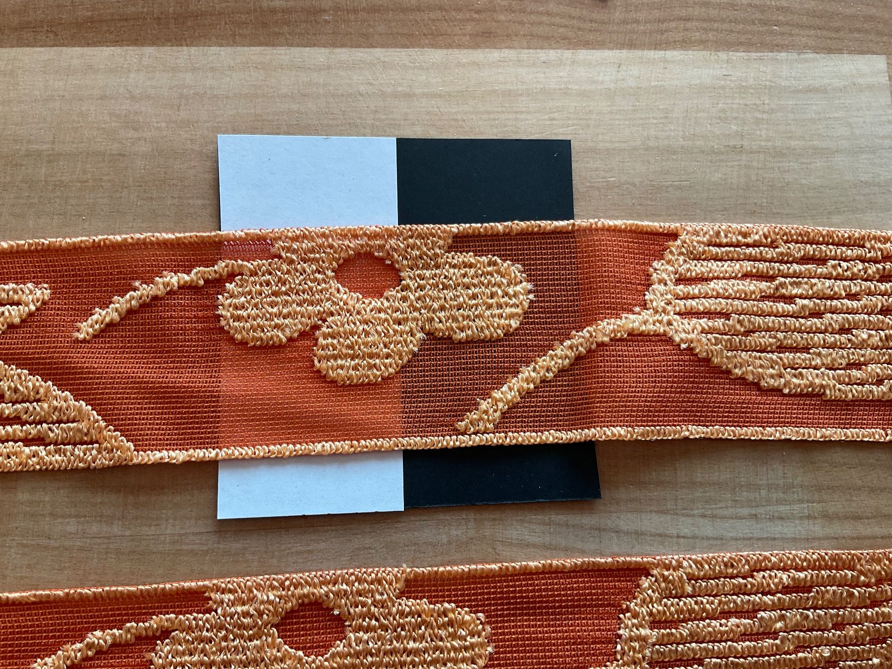 Tessuti: Textil Band 4 er Set / Orange – Usato da Rümlang venduto da euqinom16 2