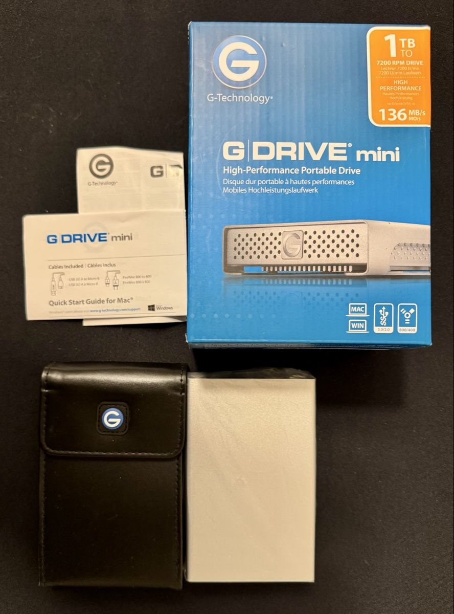 Dischi rigidi: G-Technology G-DRIVE mini 1TB USB 3.0 Festplatte HDD – Nuovo (secondo la descrizione) da Zürich venduto da Nobs1 1