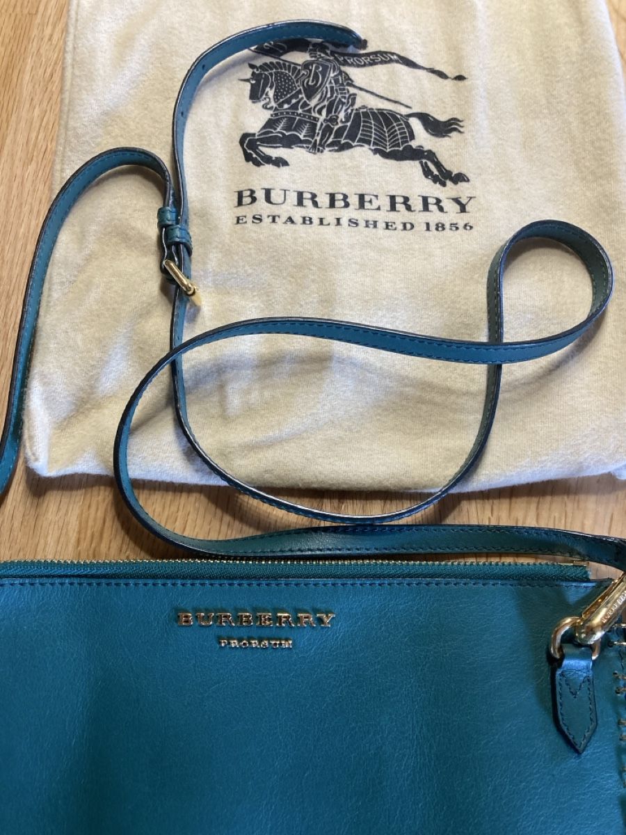 Burberry Borse da donna: Burberry Prosum Ledertasche Grün – Nuovo (secondo la descrizione) da Latterbach venduto da zimmerbraun 1