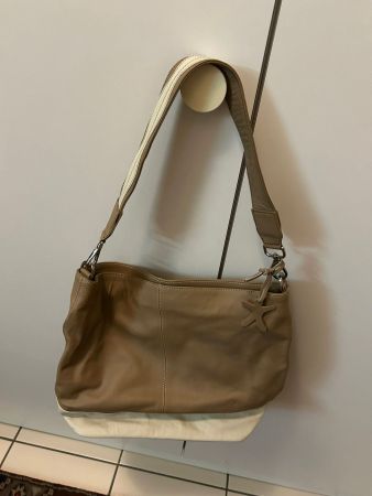 Borsa da spalla bicolore Equomercato