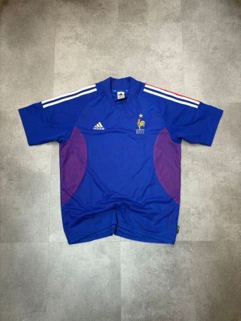 Original Vintage Adidas Frankreich 2002/04 Trikot - Grösse M