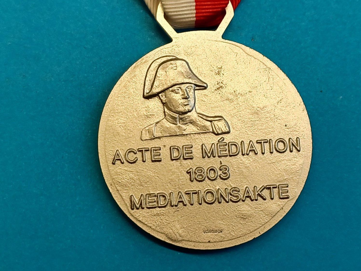 Medaillen: Napoleon Freitheitsbaum "silberfarbig" (X498) – Gebraucht aus Schwanden GL von Suvorov 4