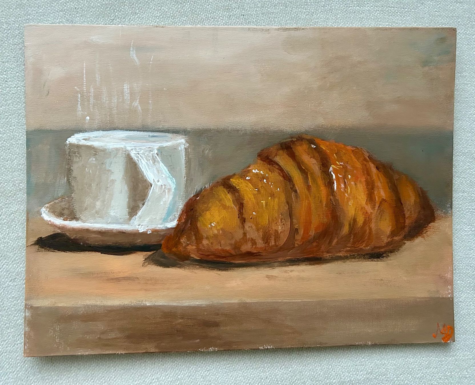 Dipinti: Gipfel und Kaffe Gemälde 30x40cm – Nuovo e nell'imballaggio originale da Pfäffikon SZ venduto da Andrei_Moro_Kunst