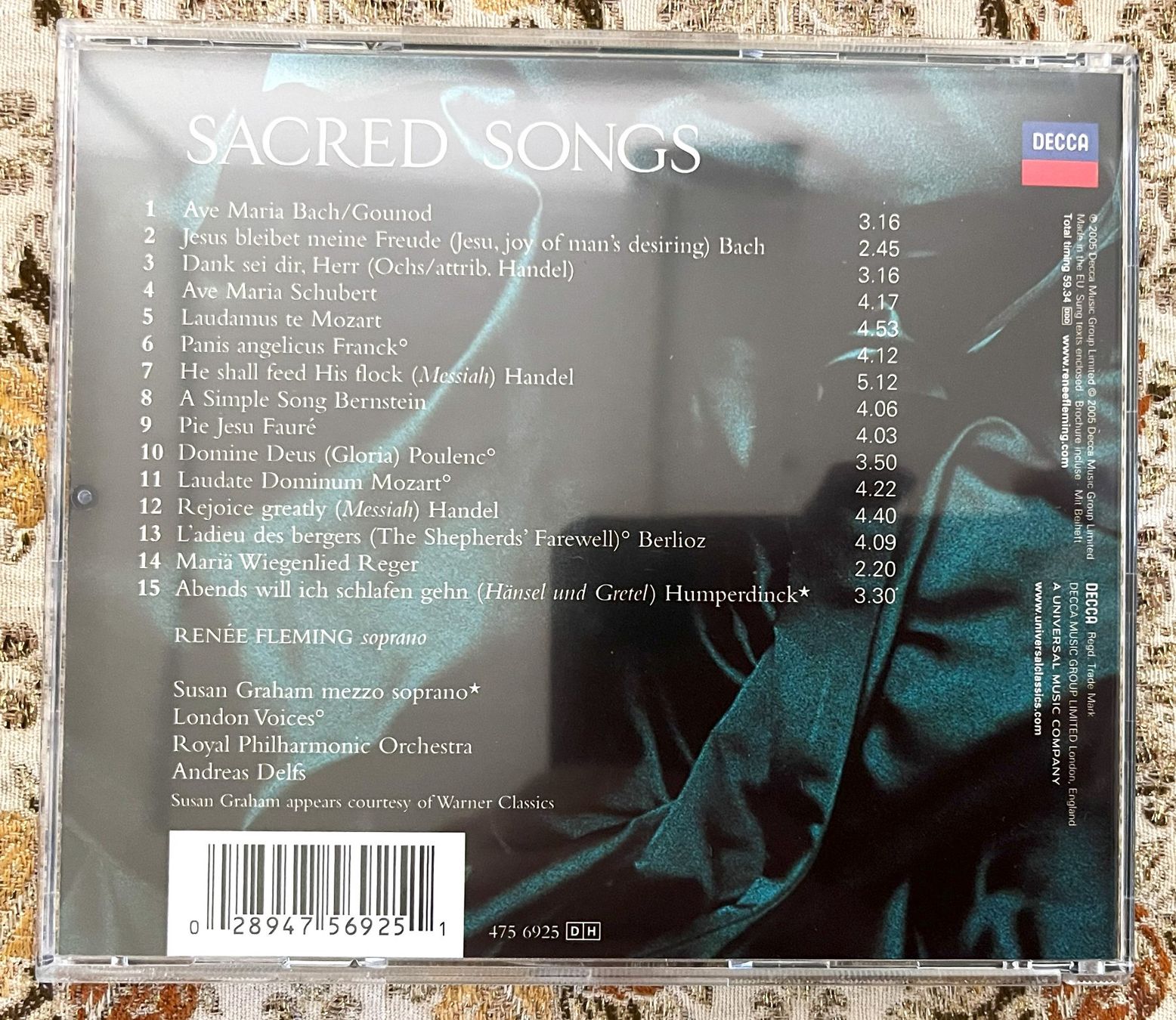 CD: SACRED SONGS: RENÉE FLEMING CD – Usato da Oftringen venduto da Vucki 1