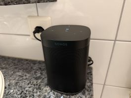 Sonos One Lautsprecher schwarz guter Zustand