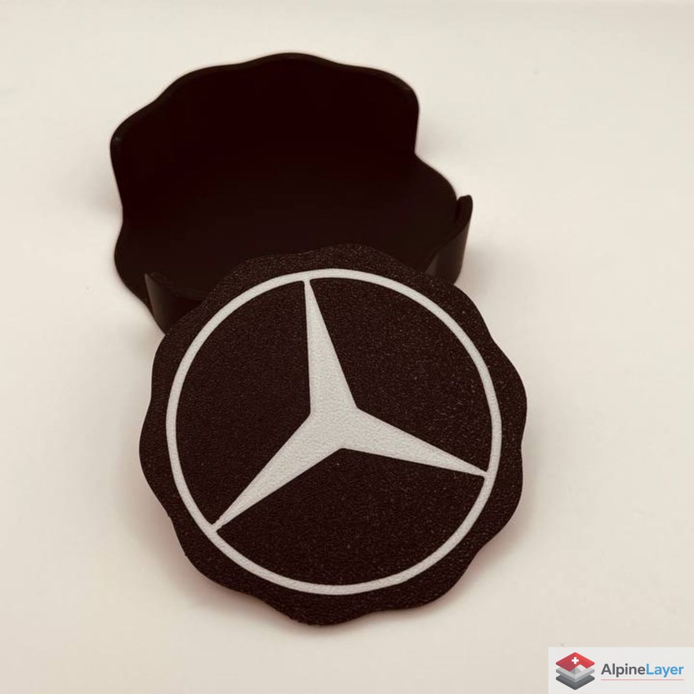 Sottobicchieri: Mercedes Star Coaster 3D Printed Drink Mat – Nuovo (secondo la descrizione) da Losone venduto da AlpineLayer