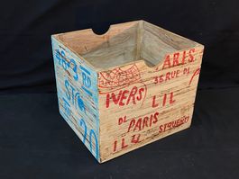 Aufbewährungskiste, Spielzeugskiste, Wäschekiste aus Holz