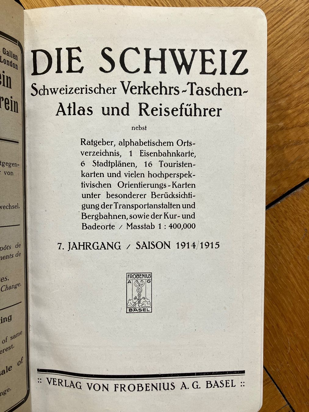 Libri: Schweizerischer Verkehrstaschenatlas & Reiseführer – Usato da Basel venduto da papageientulpe 2