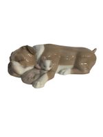 Statuina in ceramica da collezione, vintage, Lladro, cane