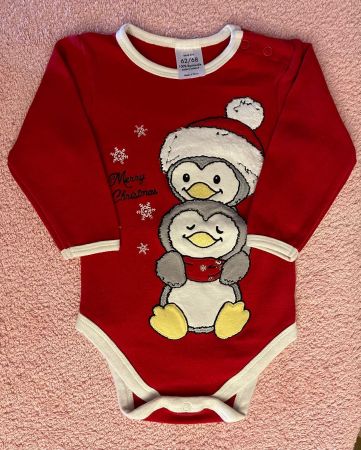 Süßer Weihnachts Body langarm