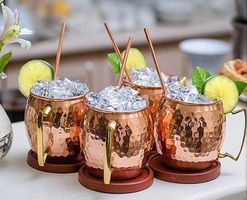 Becher Moscow Mule 4-er Kupfer Tassen