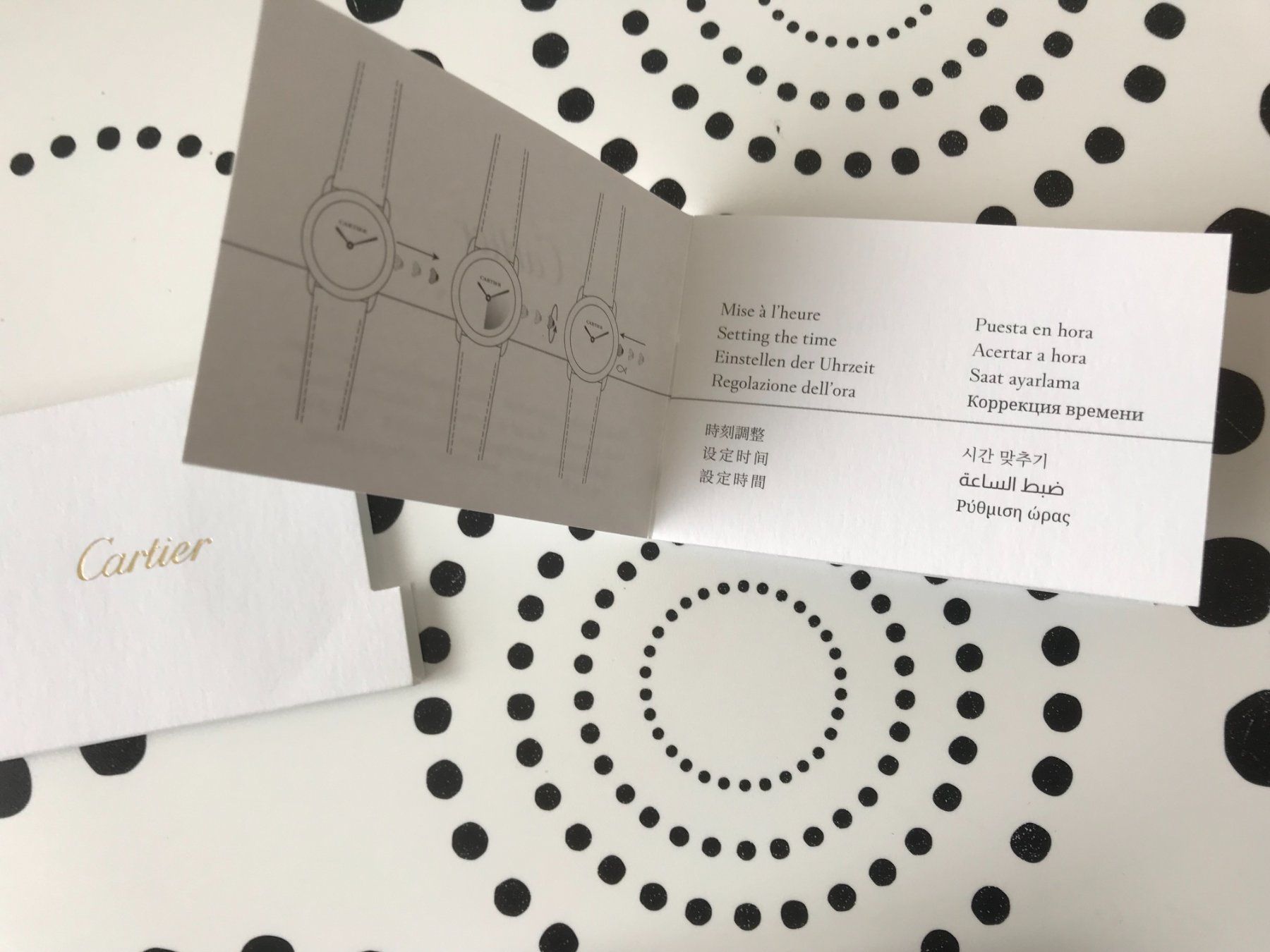 Documenti: SET CARTIER ORIGINAL - BOOKLETS - OPERATING ETC - NEW !!! – Nuovo (secondo la descrizione) da Epalinges venduto da dream-watch 1