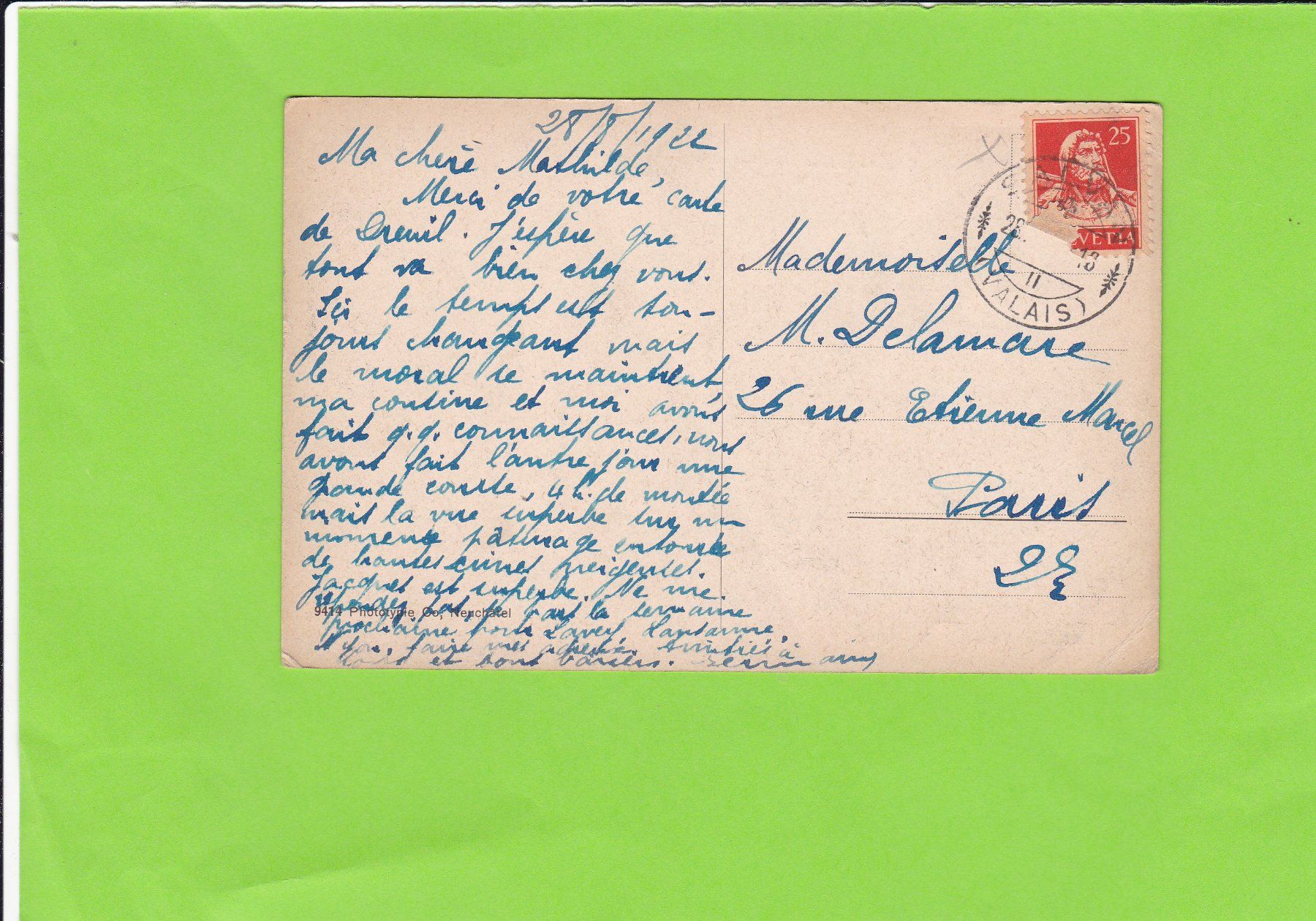 Cartoline postali: Salvan. Vue sur les Marécottes – Usato da St. Peterzell venduto da neckertal 1