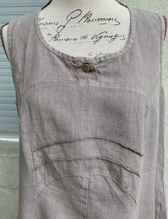 Superbe petite robe ou tunique SERAFINA PARIS 100%lin t.2