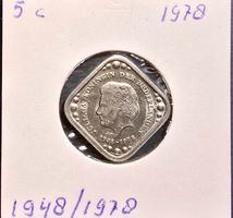 *ESSAI/PROBE*Niederlande-5 Cents 1978