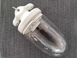 antike Glaskolbenlampe, Hängelampe