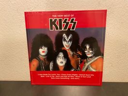 Kiss The Very Best Of Kiss LP - Transparent Red Vinyl
