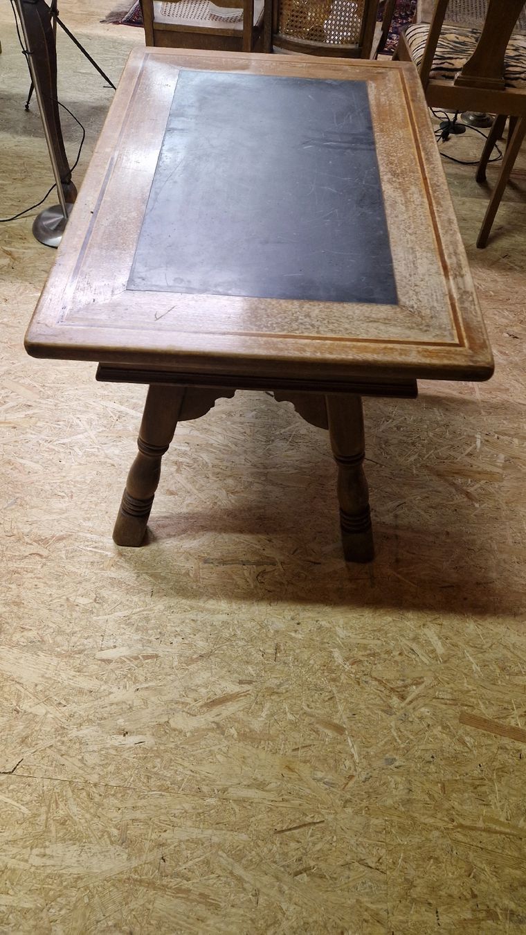 Tables: Antiker Schreibtisch mit Schieferplatten einsatz – D'occasion à Ennenda par Mr.Alpen16536 8