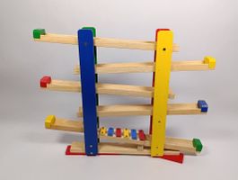 Circuit à billes en bois