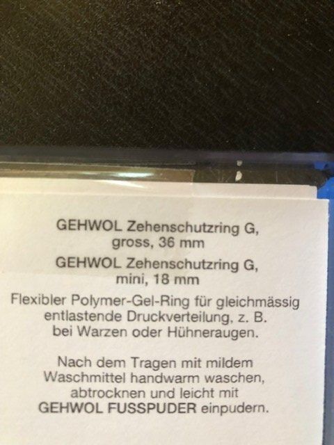 Pedicure: Zehenschutzring G gross... – Nuovo (secondo la descrizione) da Nottwil venduto da Frontal 4