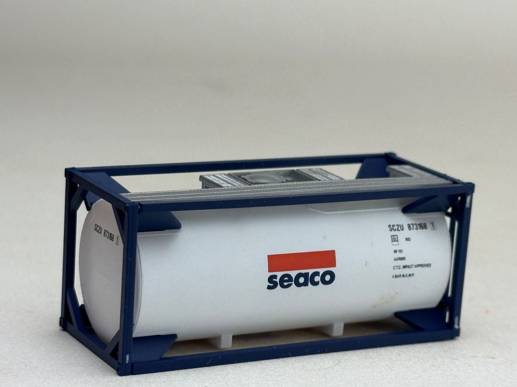Modellini di ferrovie: EB- 20 Ft. Tank Container Seaco – Usato da Elm venduto da Wikmtz 1