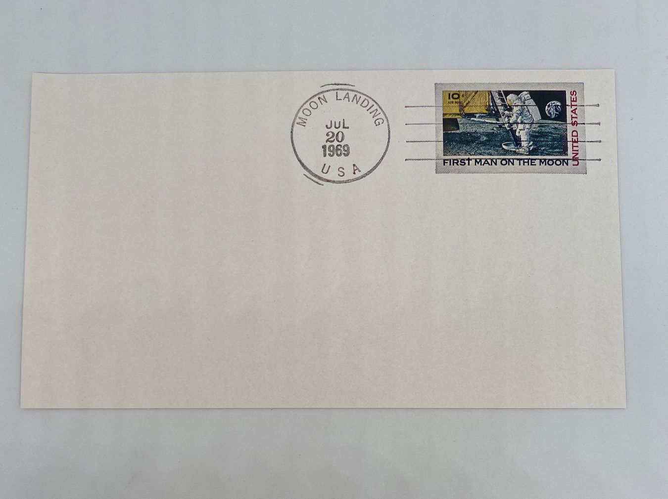 Tutti i francobolli: First Man on the Moon - Ersttagsbrief 1969 USA – Usato da Dietlikon venduto da Raffels 1