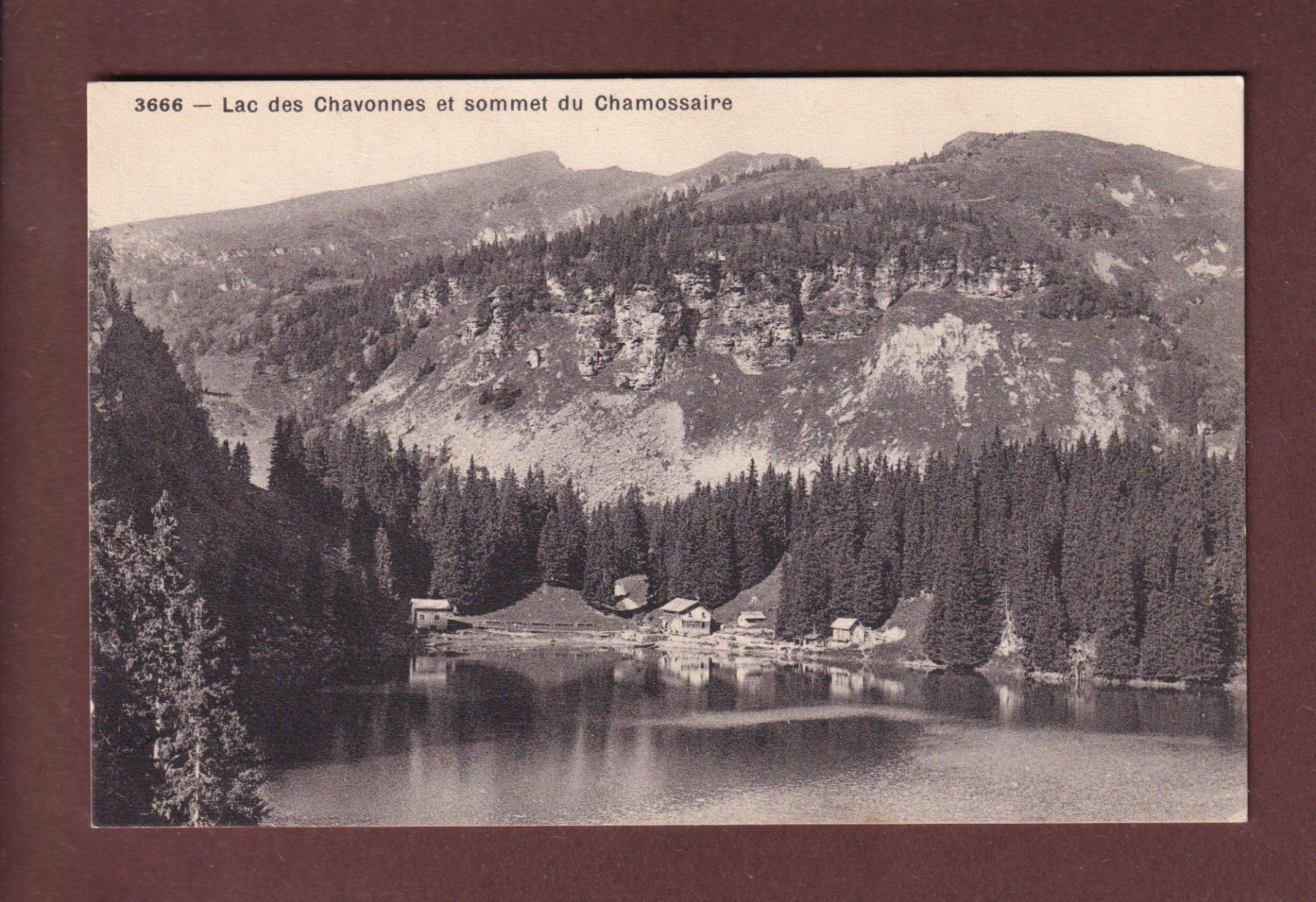 Cartoline postali: LAC DES CHAVONNES - 1918 – Usato da Pully venduto da nicecards-shop
