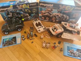 3x Playmobil TopAgents, 9255, 9254, 9252