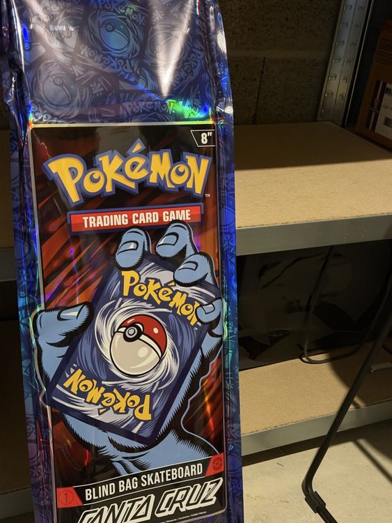 X10 Pokémon TCG Blind Bag Skateboard Santa Cruz (Neu und ...