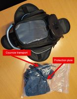 Sacoche réservoir moto (fixation magnétique)