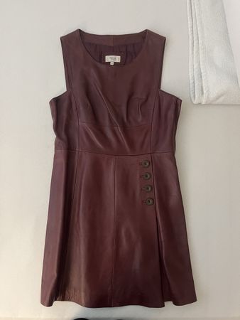Kleid aus echtleder