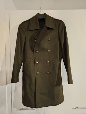 Zara Mantel Military Style Zweireiher
