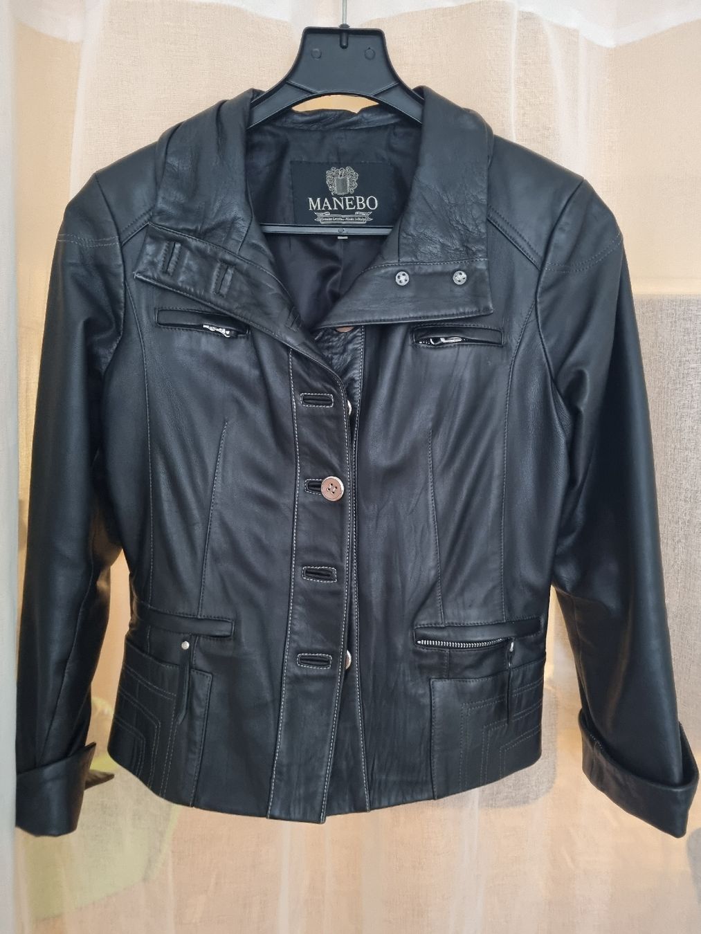 Manebo Vestes: Lederjacke feines Nappa Leder – D'occasion à Basel par lioness71