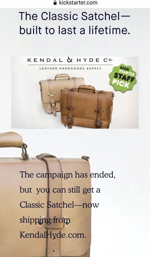 Borse: Kendal & Hyde Co. Leder Tasche satchel – Nuovo e nell'imballaggio originale da Zürich venduto da rar_b2y9 4