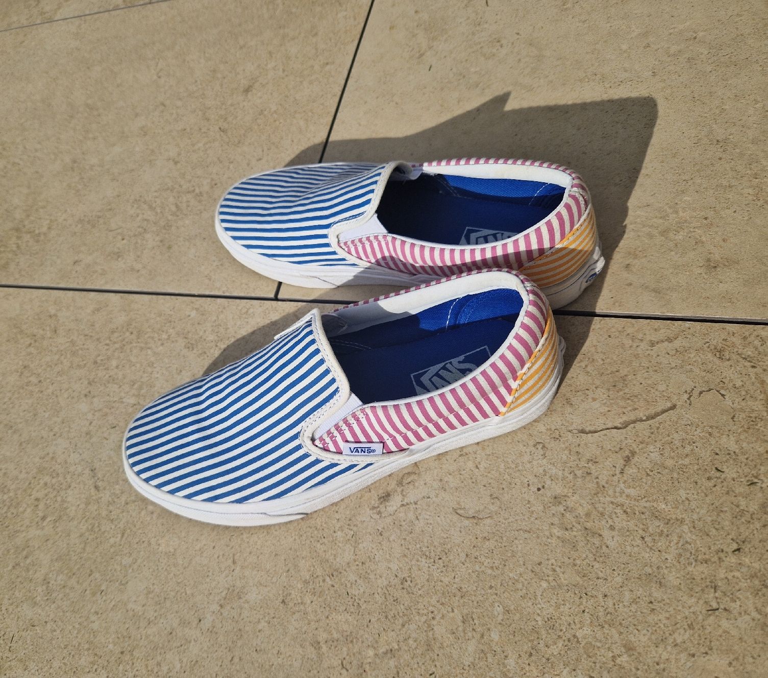 Vans Scarpe da uomo: Vans Slip-On Sneaker, Gr. 40.5, gestreift – Usato da Wichtrach venduto da pri_hjg8