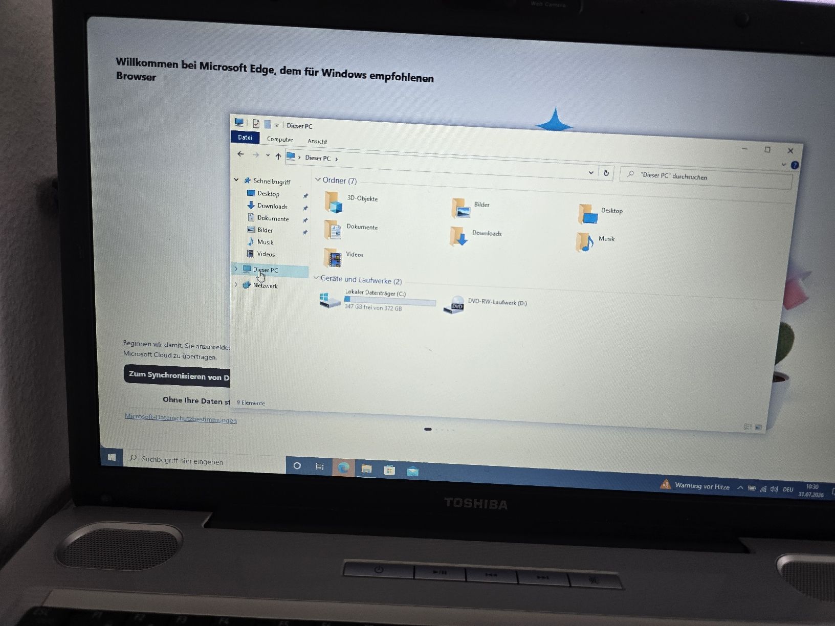 Toshiba Notebooks: TOSHIBA  – Gebraucht aus Winterthur von Bole.sd 1